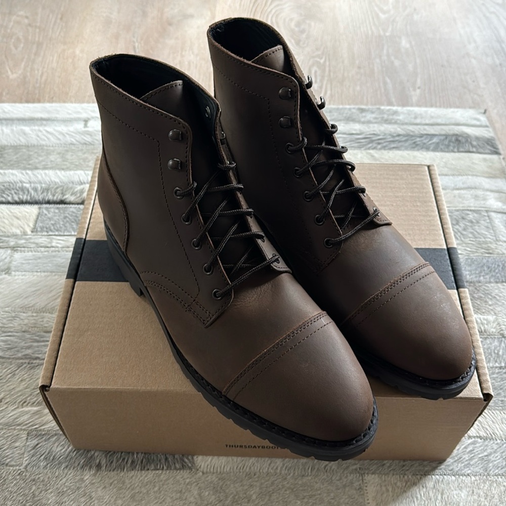 Thursday boot co, Tobacco, StormKing Captain  size 12